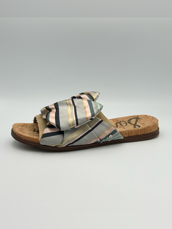 Sam Edelman Shoes - Sam Edelman Women’s Heidi Bow Slide Gray Slip On Sandals Size 10